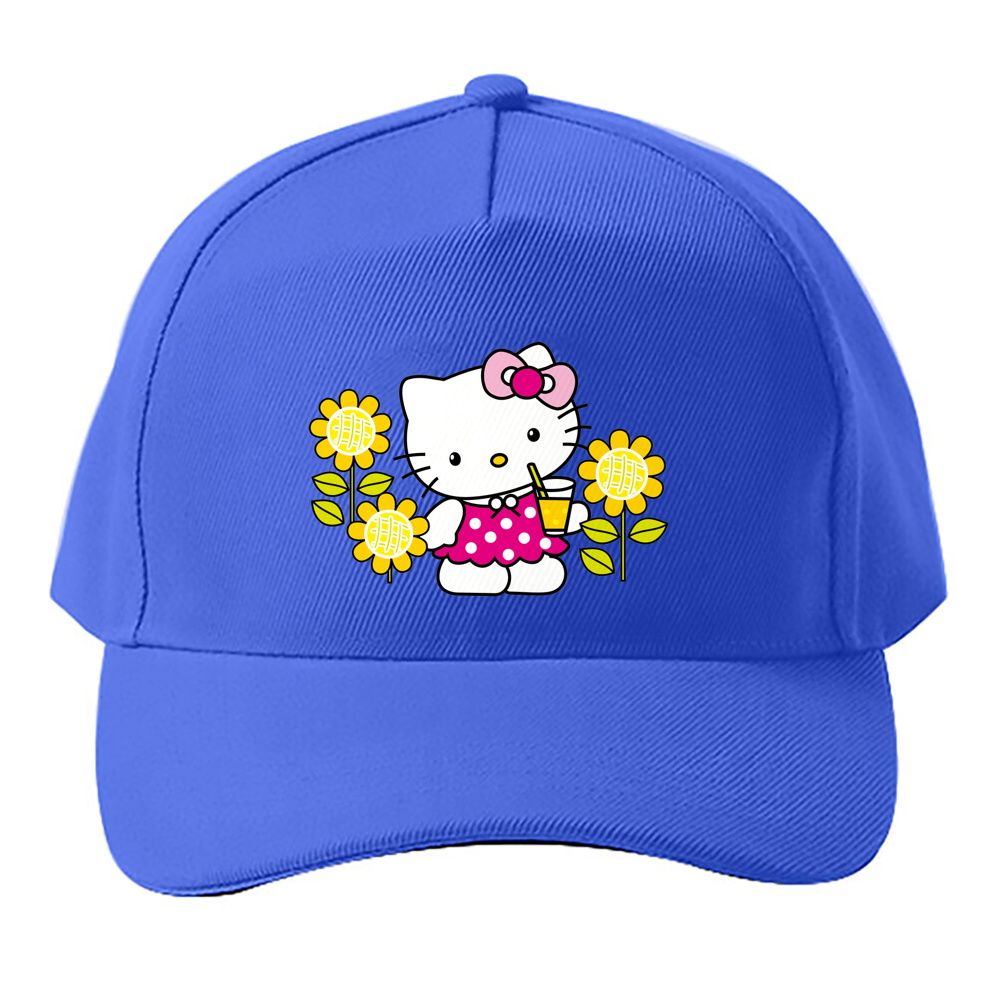 （画像用） Hello Kitty ハローキティ ベースボールキャップ 綿100％ 男女兼用 帽子 スポーツ